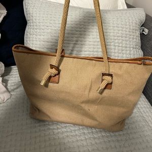 Michael Kors Tan Tote with rope handles